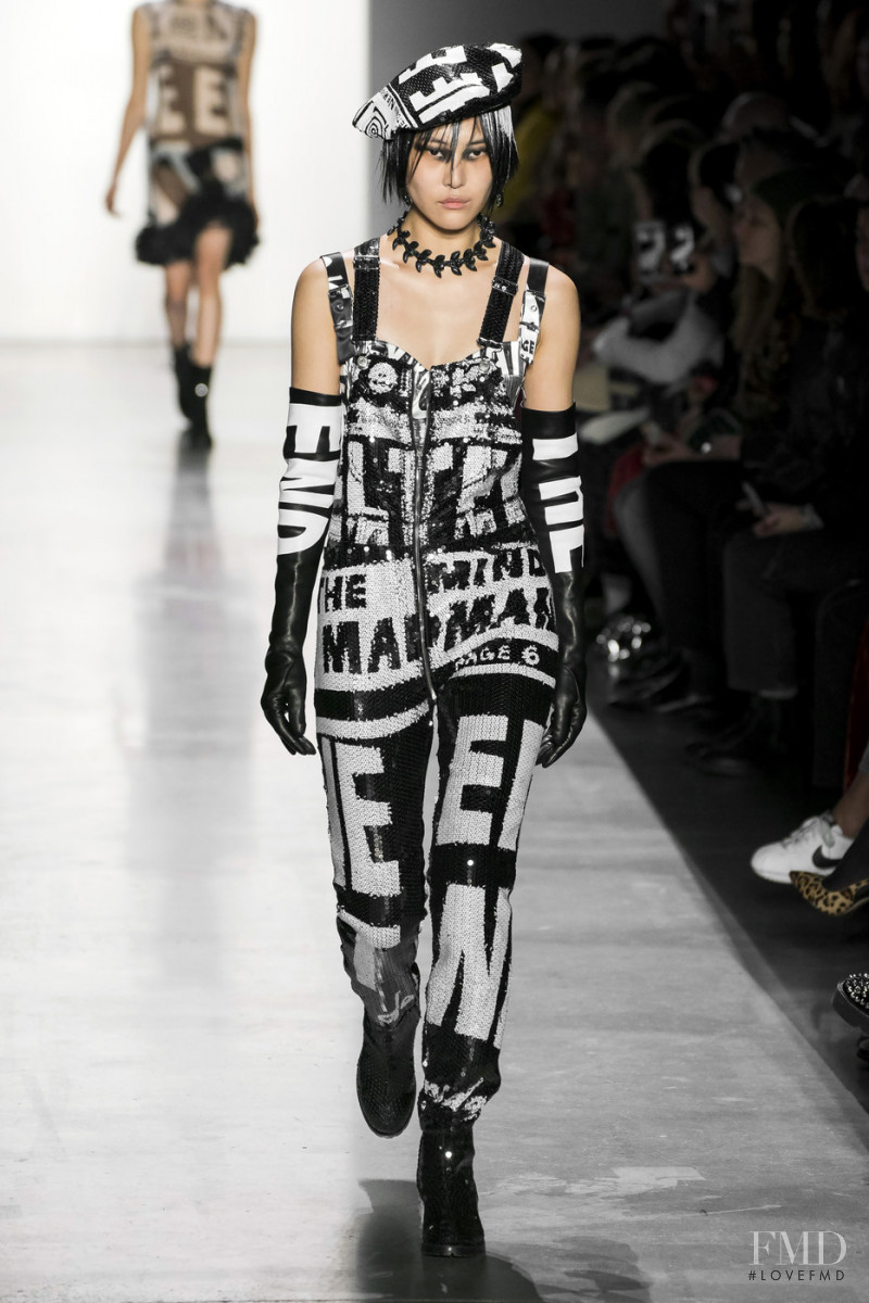 So Hyun Jung featured in  the Jeremy Scott fashion show for Autumn/Winter 2019