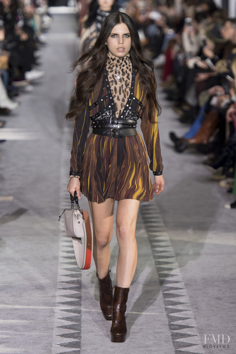 Hayett McCarthy featured in  the Longchamp fashion show for Autumn/Winter 2019