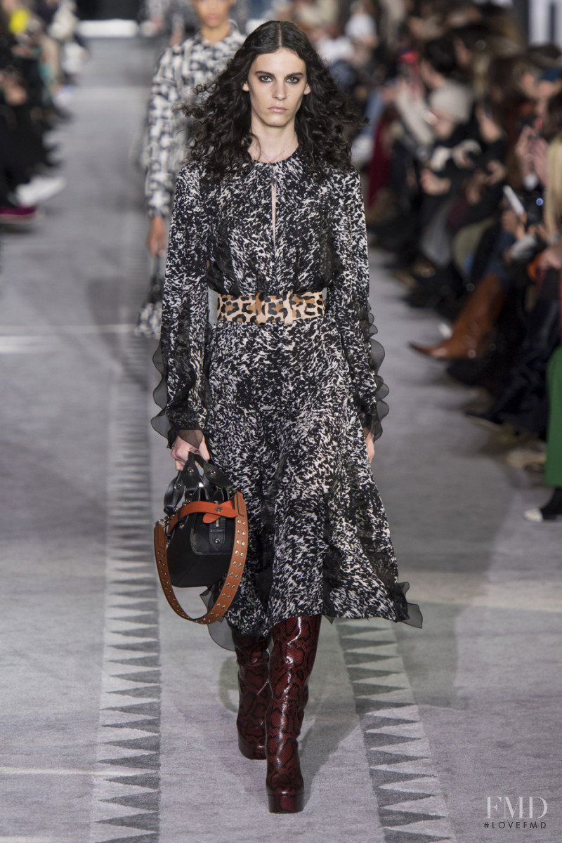 Cyrielle Lalande featured in  the Longchamp fashion show for Autumn/Winter 2019