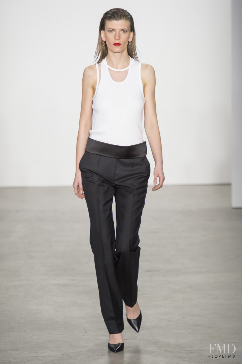 Valerija Kelava featured in  the Helmut Lang fashion show for Autumn/Winter 2019