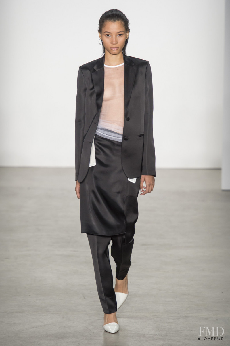 Lineisy Montero featured in  the Helmut Lang fashion show for Autumn/Winter 2019