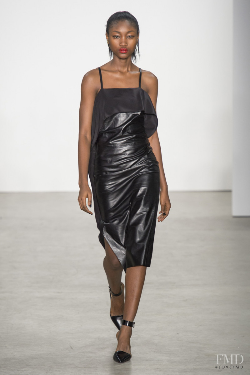Eniola Abioro featured in  the Helmut Lang fashion show for Autumn/Winter 2019