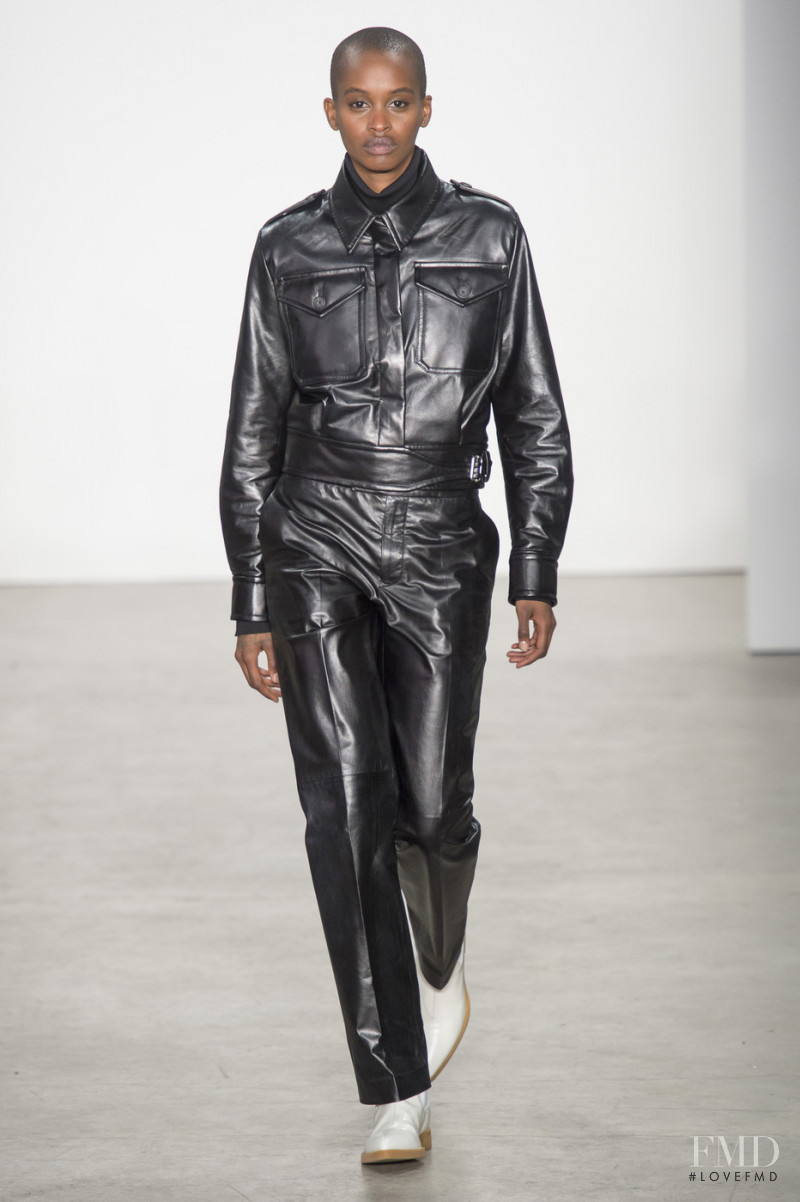 Nella Ngingo featured in  the Helmut Lang fashion show for Autumn/Winter 2019