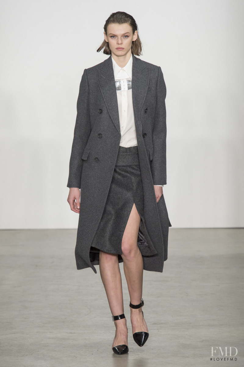 Cara Taylor featured in  the Helmut Lang fashion show for Autumn/Winter 2019