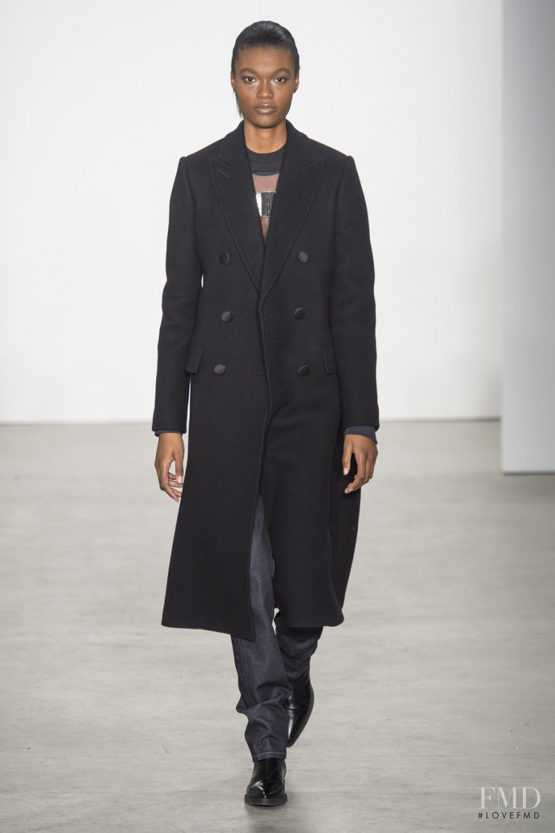 Naki Depass featured in  the Helmut Lang fashion show for Autumn/Winter 2019