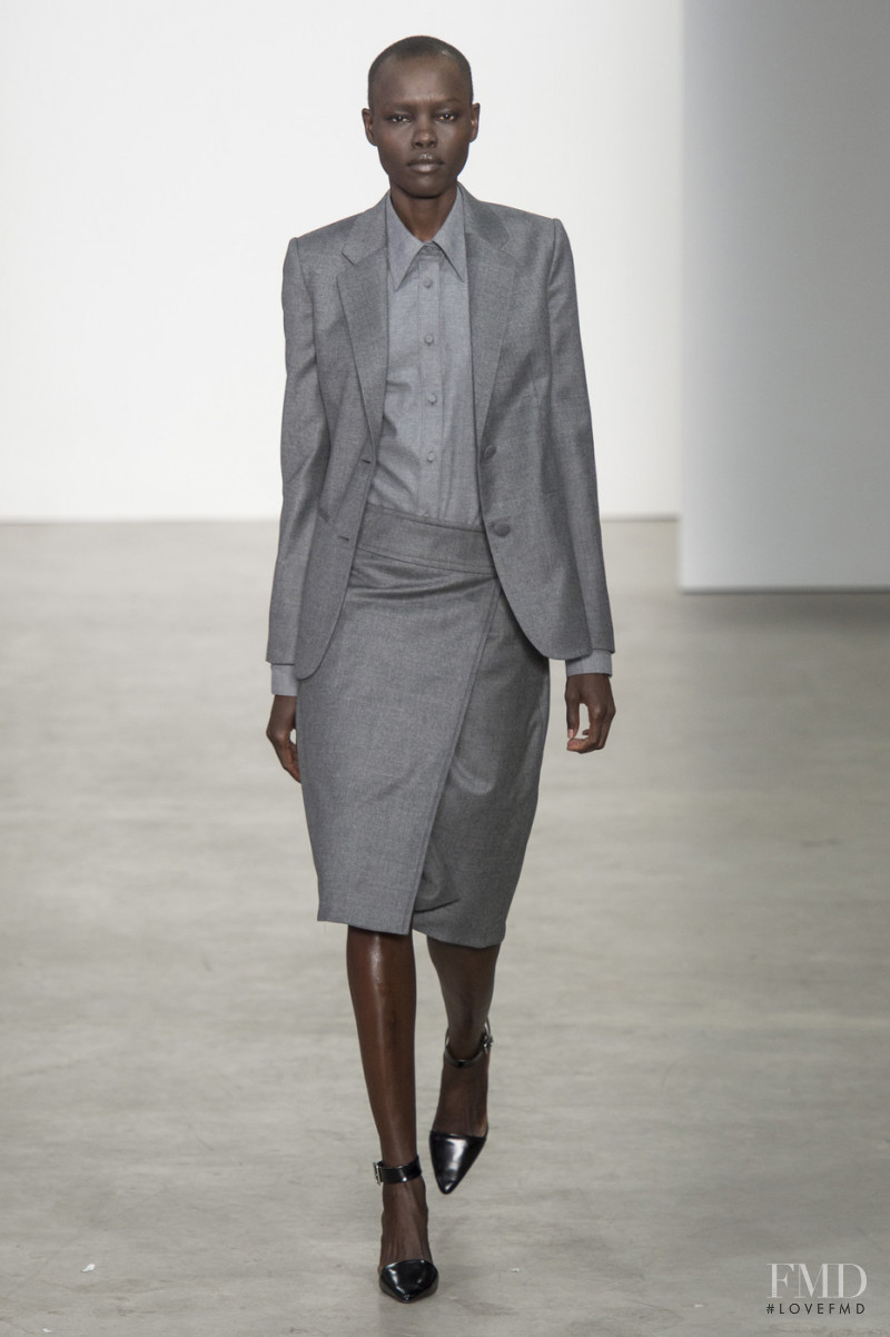 Grace Bol featured in  the Helmut Lang fashion show for Autumn/Winter 2019
