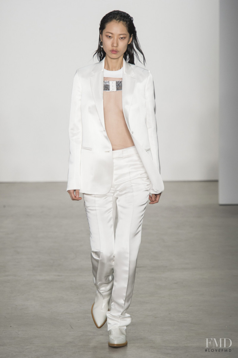 Heejung Park featured in  the Helmut Lang fashion show for Autumn/Winter 2019