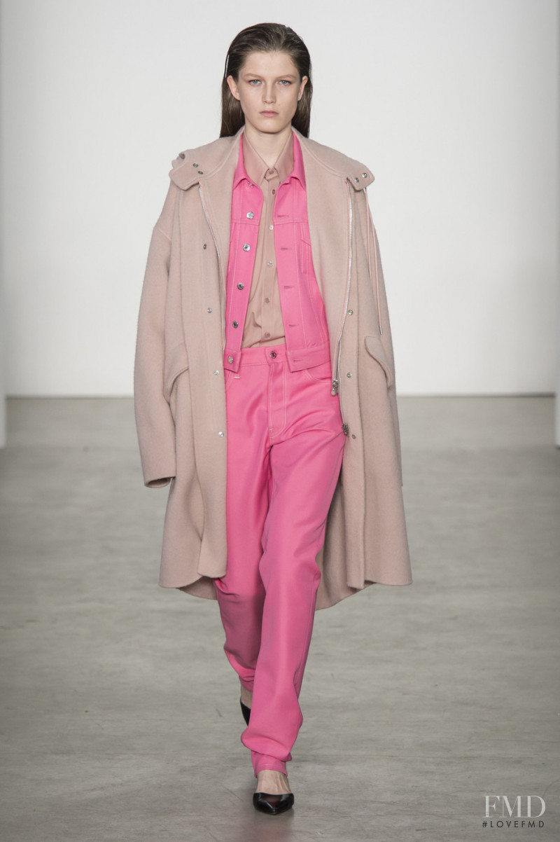 Tessa Bruinsma featured in  the Helmut Lang fashion show for Autumn/Winter 2019