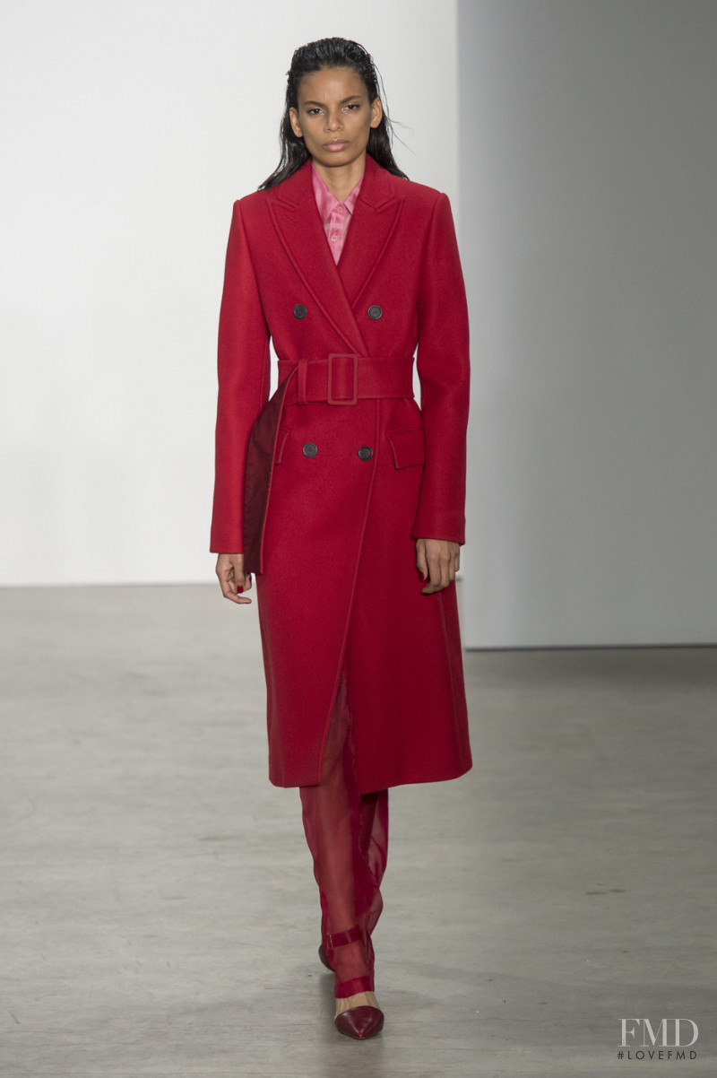 Annibelis Baez featured in  the Helmut Lang fashion show for Autumn/Winter 2019