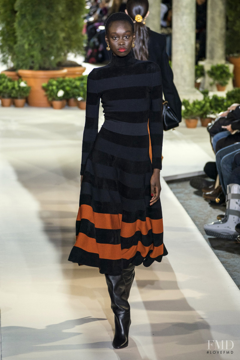 Sabah Koj featured in  the Oscar de la Renta fashion show for Autumn/Winter 2019