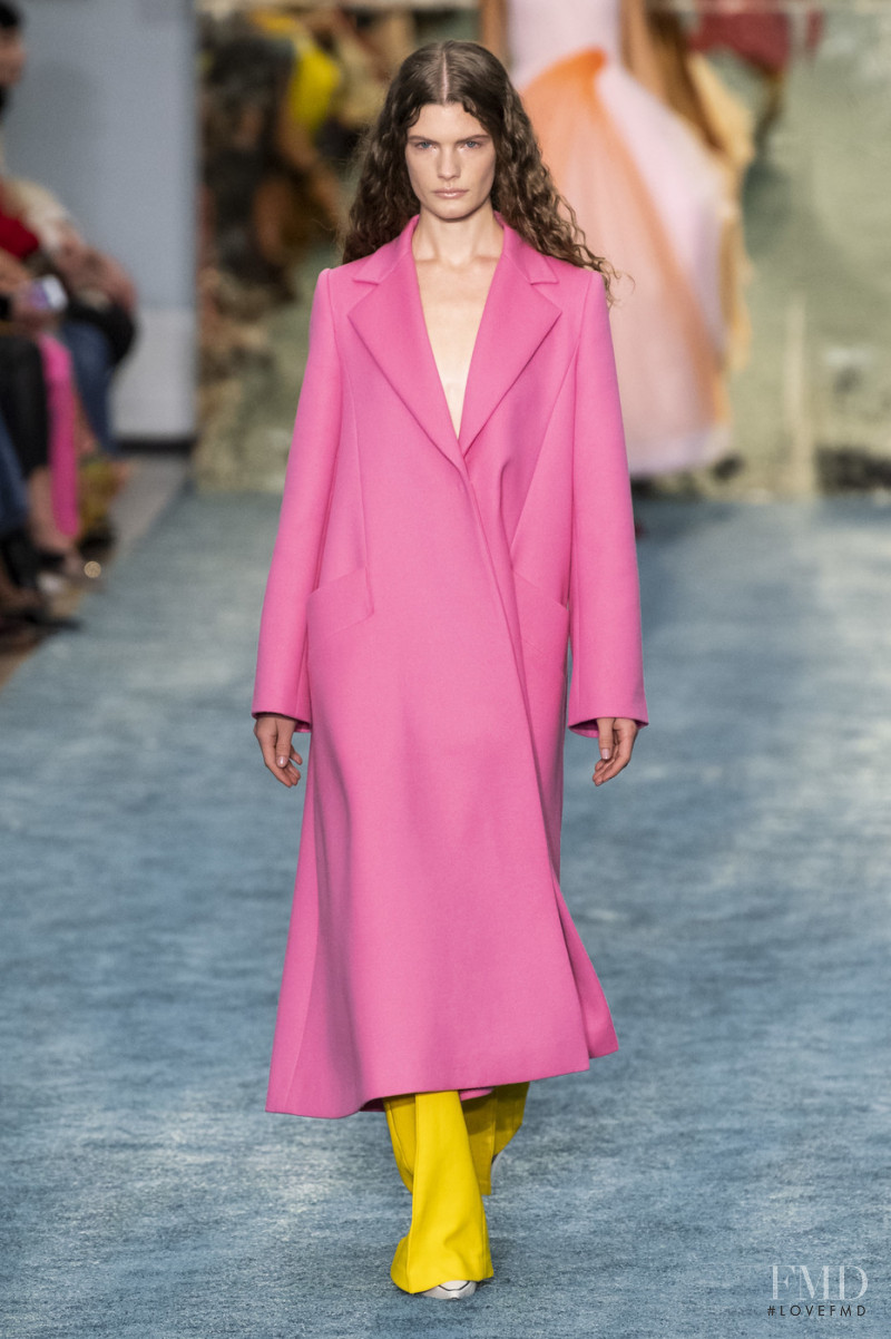 Carolina Burgin featured in  the Carolina Herrera fashion show for Autumn/Winter 2019