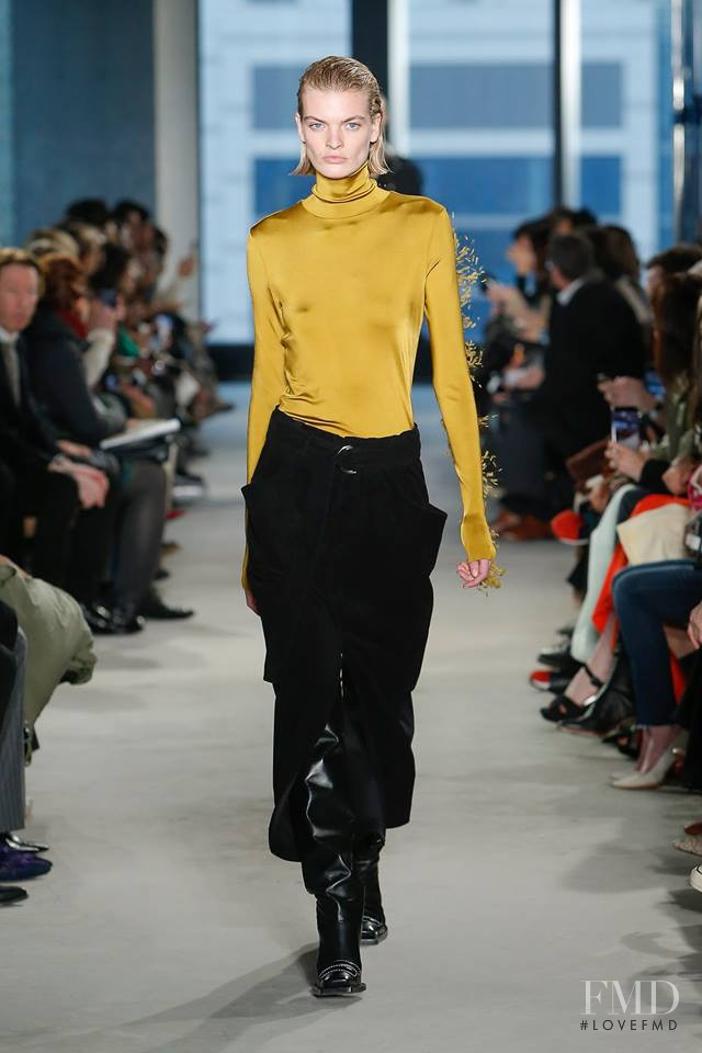 Juliane Grüner featured in  the Proenza Schouler fashion show for Autumn/Winter 2019