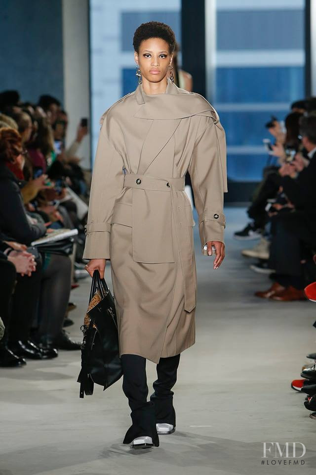 Janaye Furman featured in  the Proenza Schouler fashion show for Autumn/Winter 2019