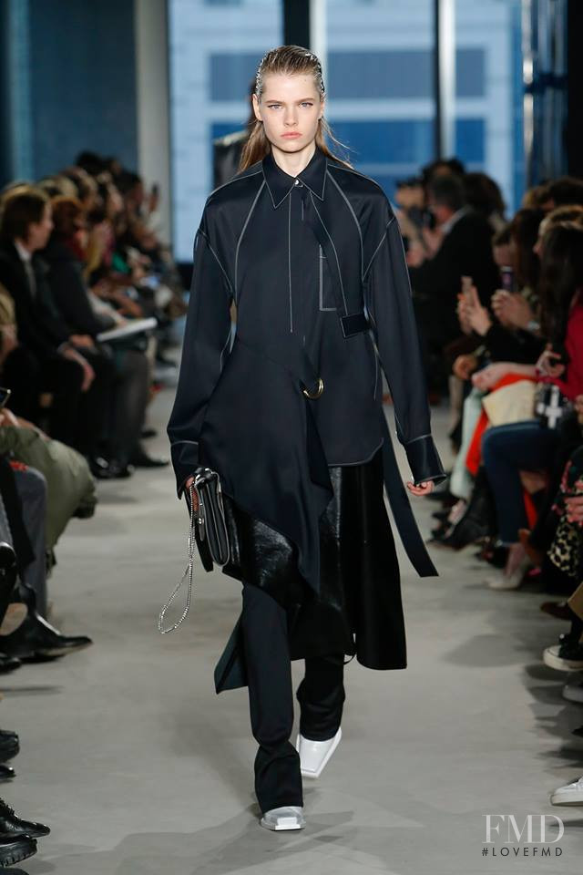 Maud Hoevelaken featured in  the Proenza Schouler fashion show for Autumn/Winter 2019