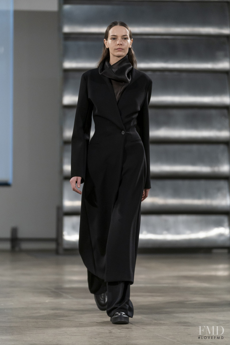 Mina Cvetkovic featured in  the The Row fashion show for Autumn/Winter 2019