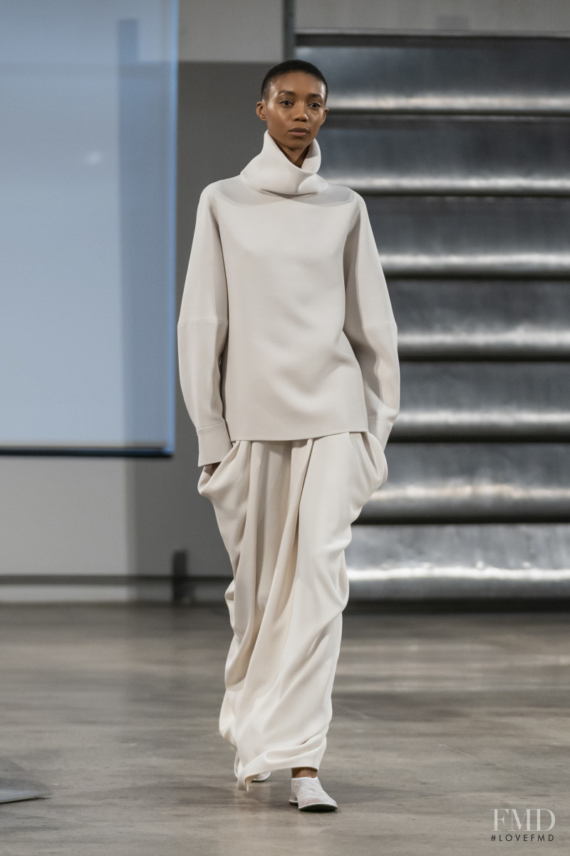 Hannah Shakespeare featured in  the The Row fashion show for Autumn/Winter 2019