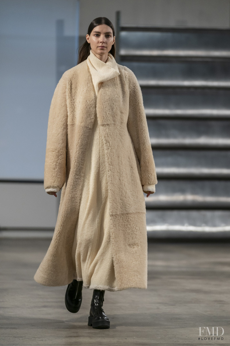 Kati Nescher featured in  the The Row fashion show for Autumn/Winter 2019