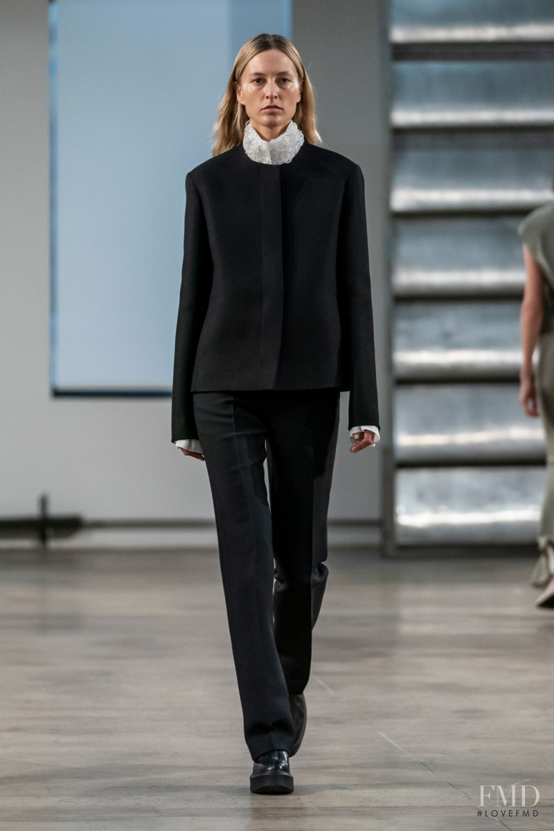 Liisa Winkler featured in  the The Row fashion show for Autumn/Winter 2019