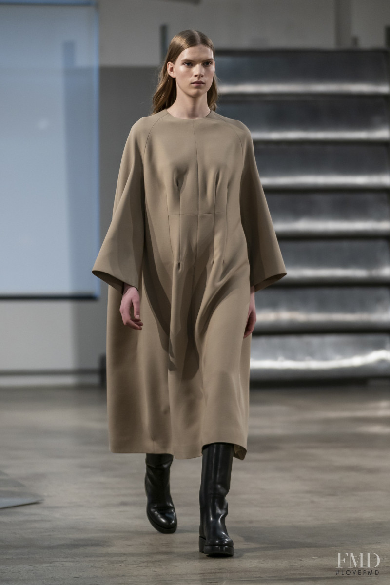 Sara Eirud featured in  the The Row fashion show for Autumn/Winter 2019