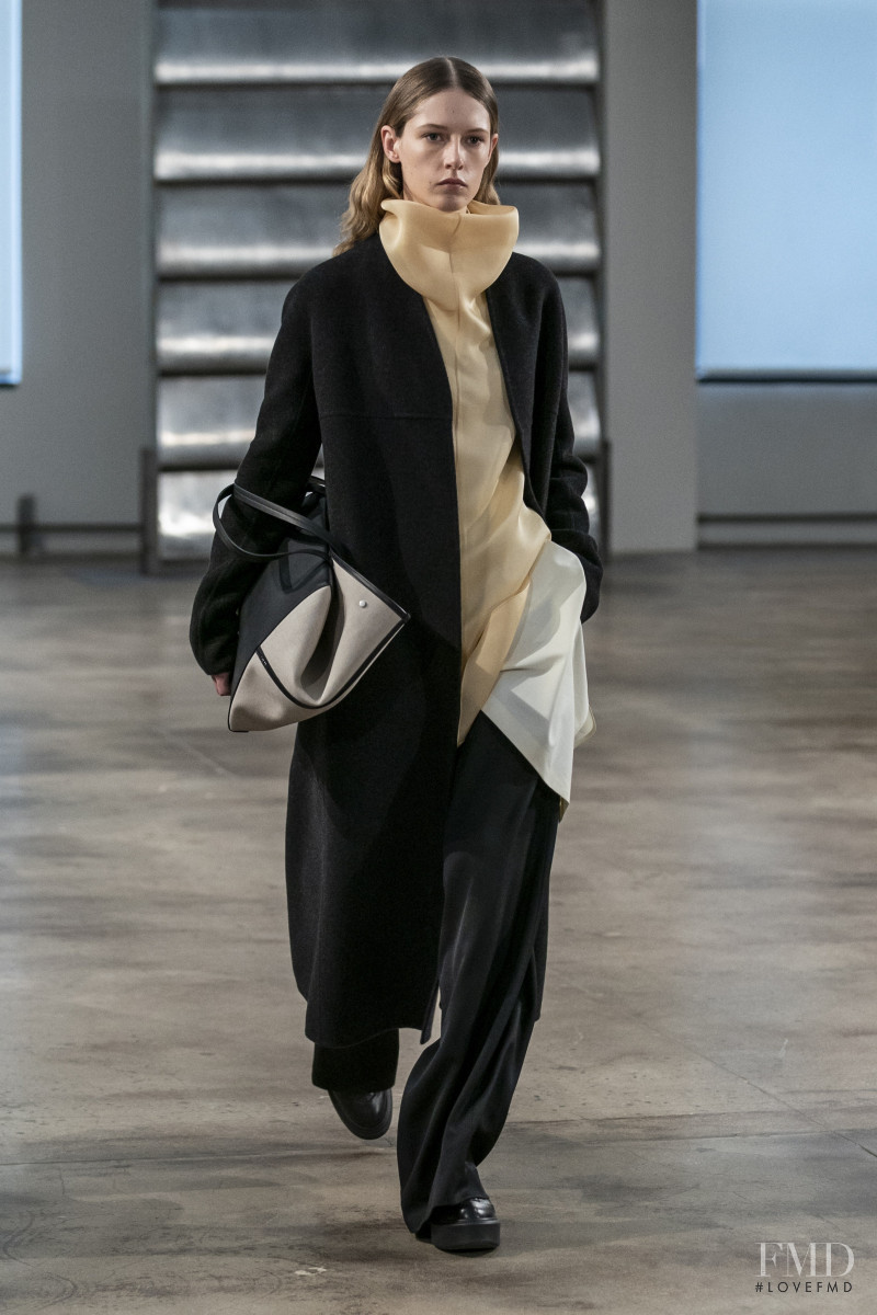 Maria Zakrzewska featured in  the The Row fashion show for Autumn/Winter 2019
