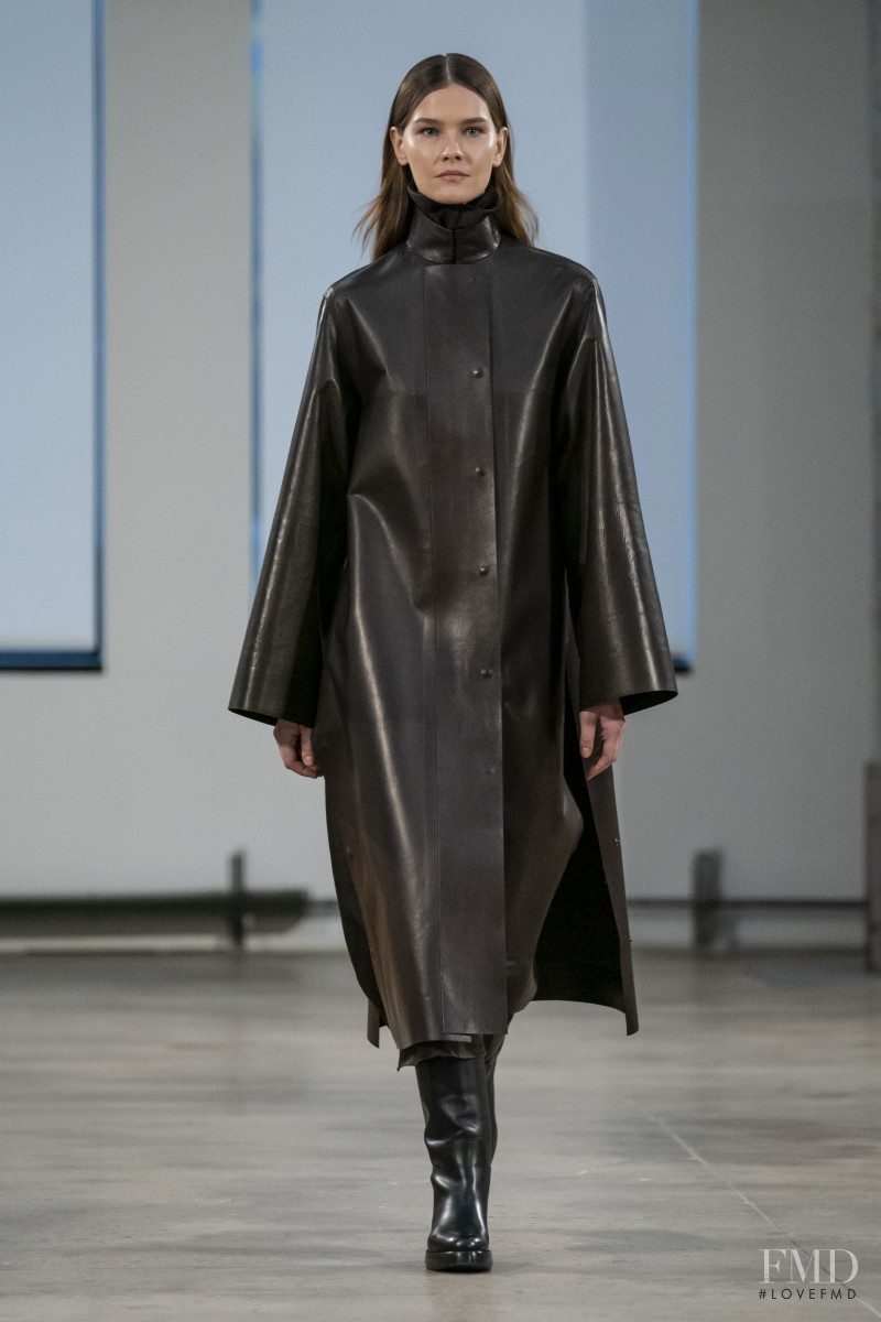 Magdalena Chachlica featured in  the The Row fashion show for Autumn/Winter 2019