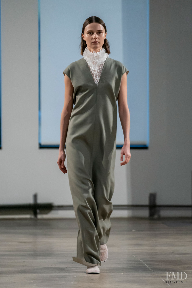 Vasilisa Pavlova featured in  the The Row fashion show for Autumn/Winter 2019