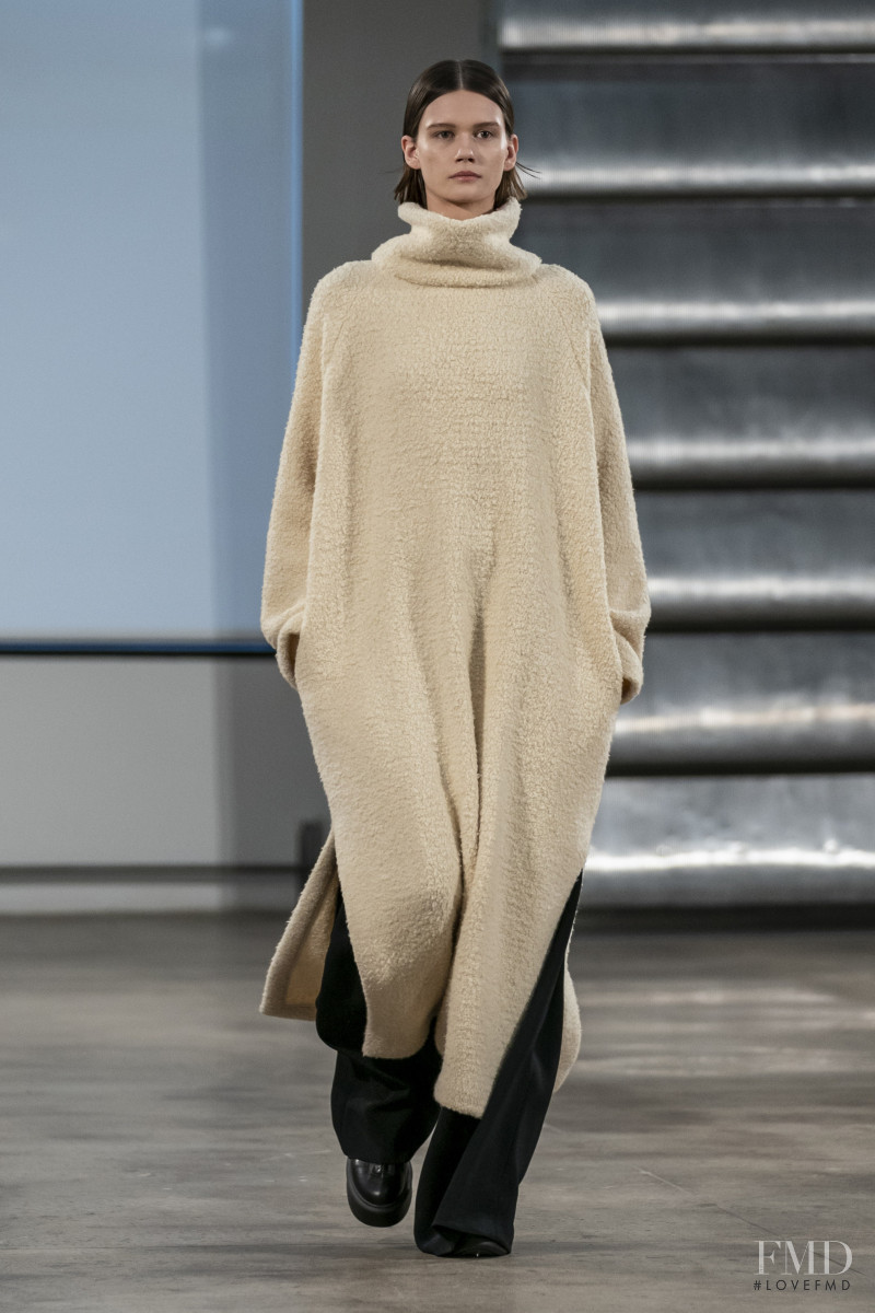 Daniela Kocianova featured in  the The Row fashion show for Autumn/Winter 2019