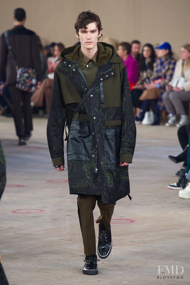 Elias de Poot featured in  the Coach fashion show for Autumn/Winter 2019