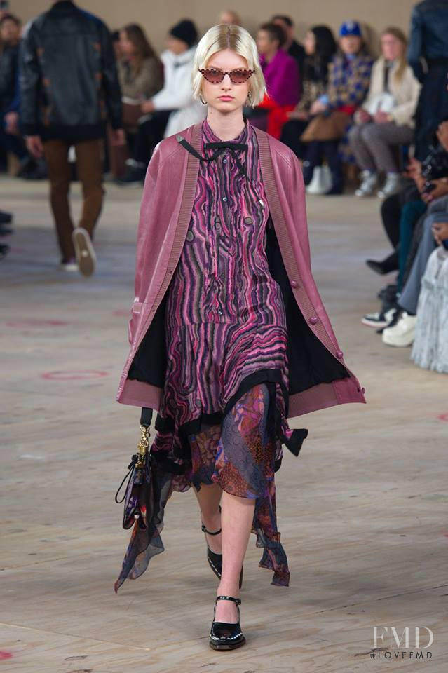 Kristin Soley Drab featured in  the Coach fashion show for Autumn/Winter 2019