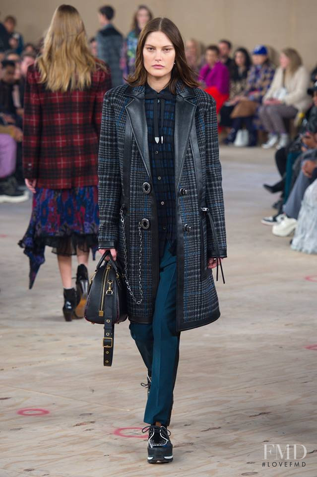 Catherine McNeil featured in  the Coach fashion show for Autumn/Winter 2019