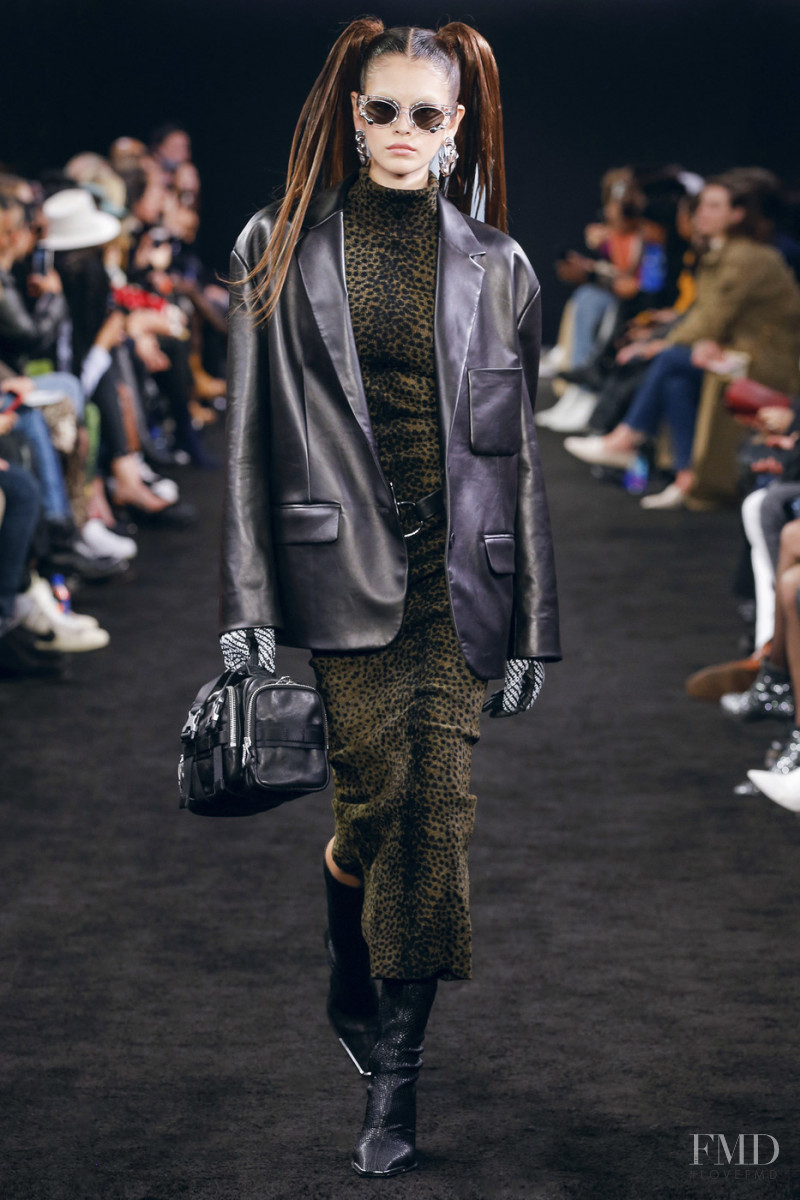 Kaia Gerber featured in  the Alexander Wang fashion show for Autumn/Winter 2019