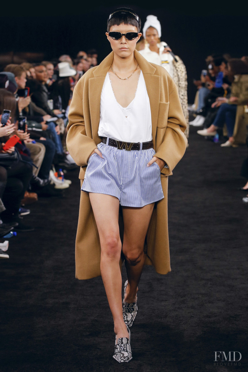 So Hyun Jung featured in  the Alexander Wang fashion show for Autumn/Winter 2019