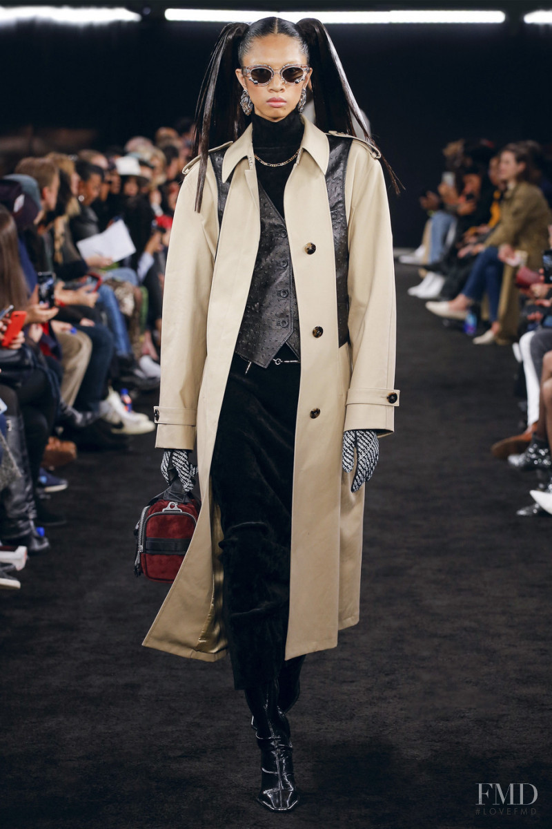 Noah Carlos featured in  the Alexander Wang fashion show for Autumn/Winter 2019