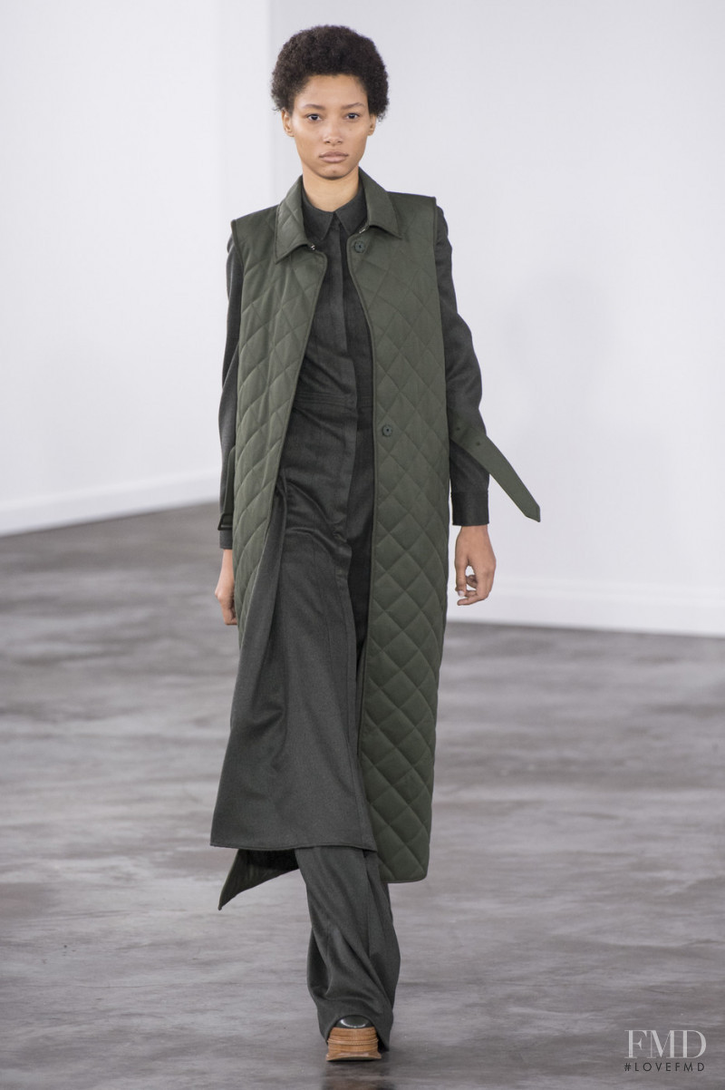 Lineisy Montero featured in  the Gabriela Hearst fashion show for Autumn/Winter 2019