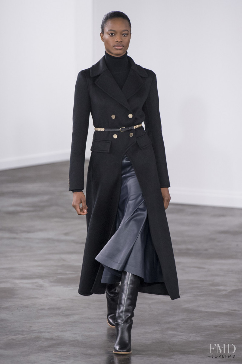 Mayowa Nicholas featured in  the Gabriela Hearst fashion show for Autumn/Winter 2019