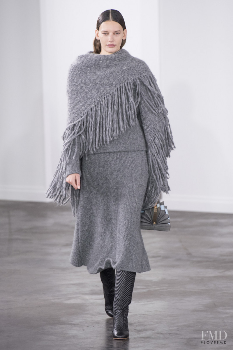Amanda Murphy featured in  the Gabriela Hearst fashion show for Autumn/Winter 2019