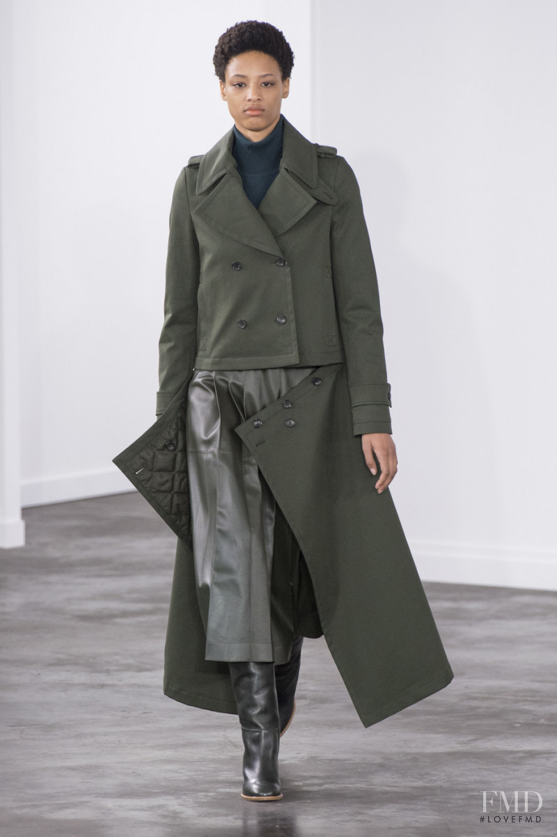 Janaye Furman featured in  the Gabriela Hearst fashion show for Autumn/Winter 2019