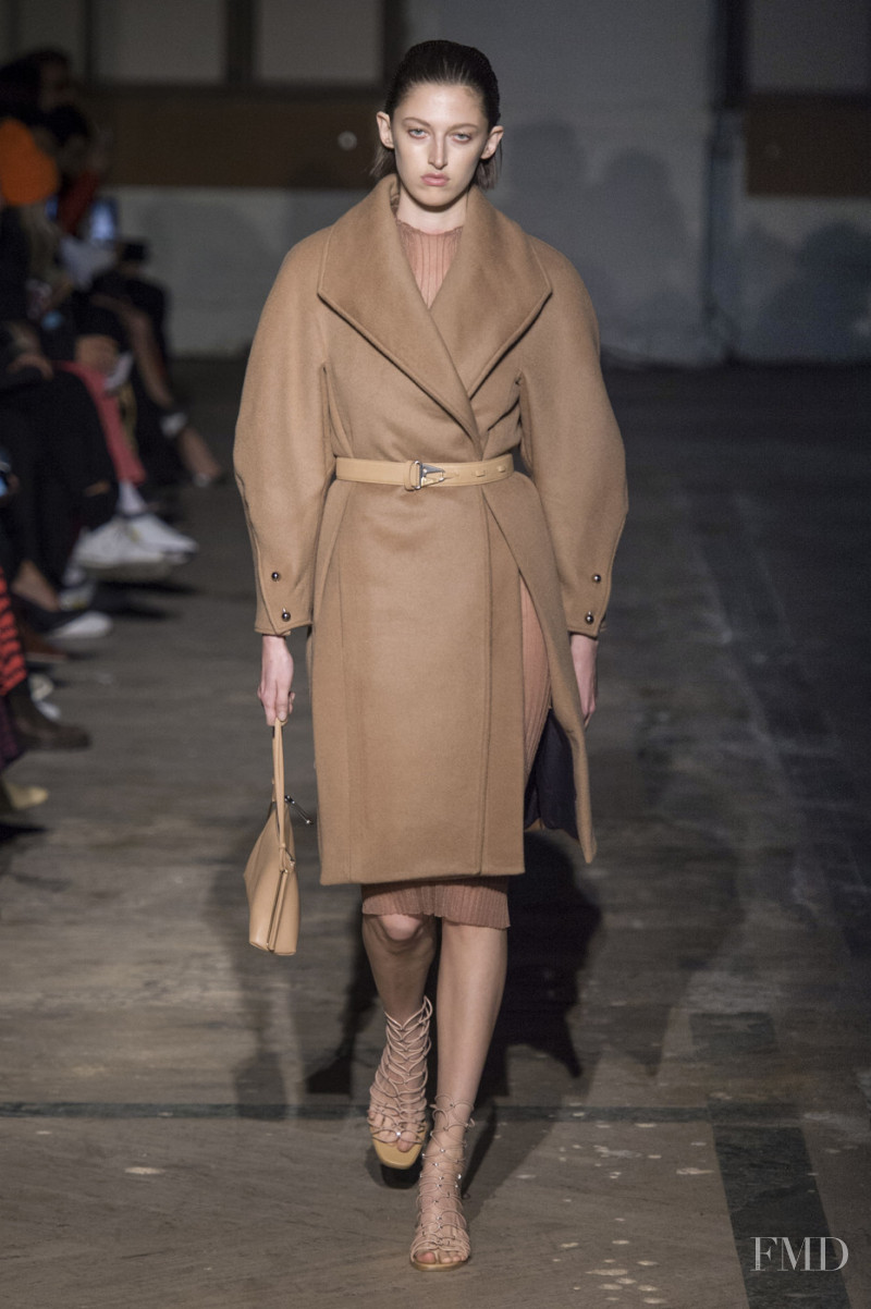 Amber Witcomb featured in  the Dion Lee fashion show for Autumn/Winter 2019