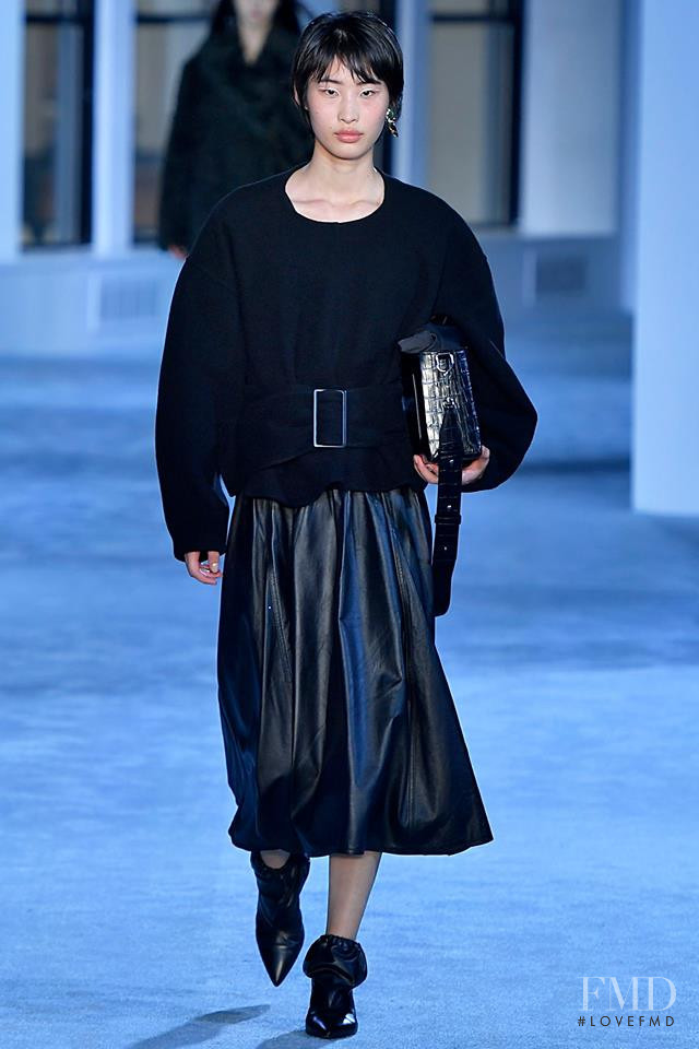 He Jing featured in  the 3.1 Phillip Lim fashion show for Autumn/Winter 2019