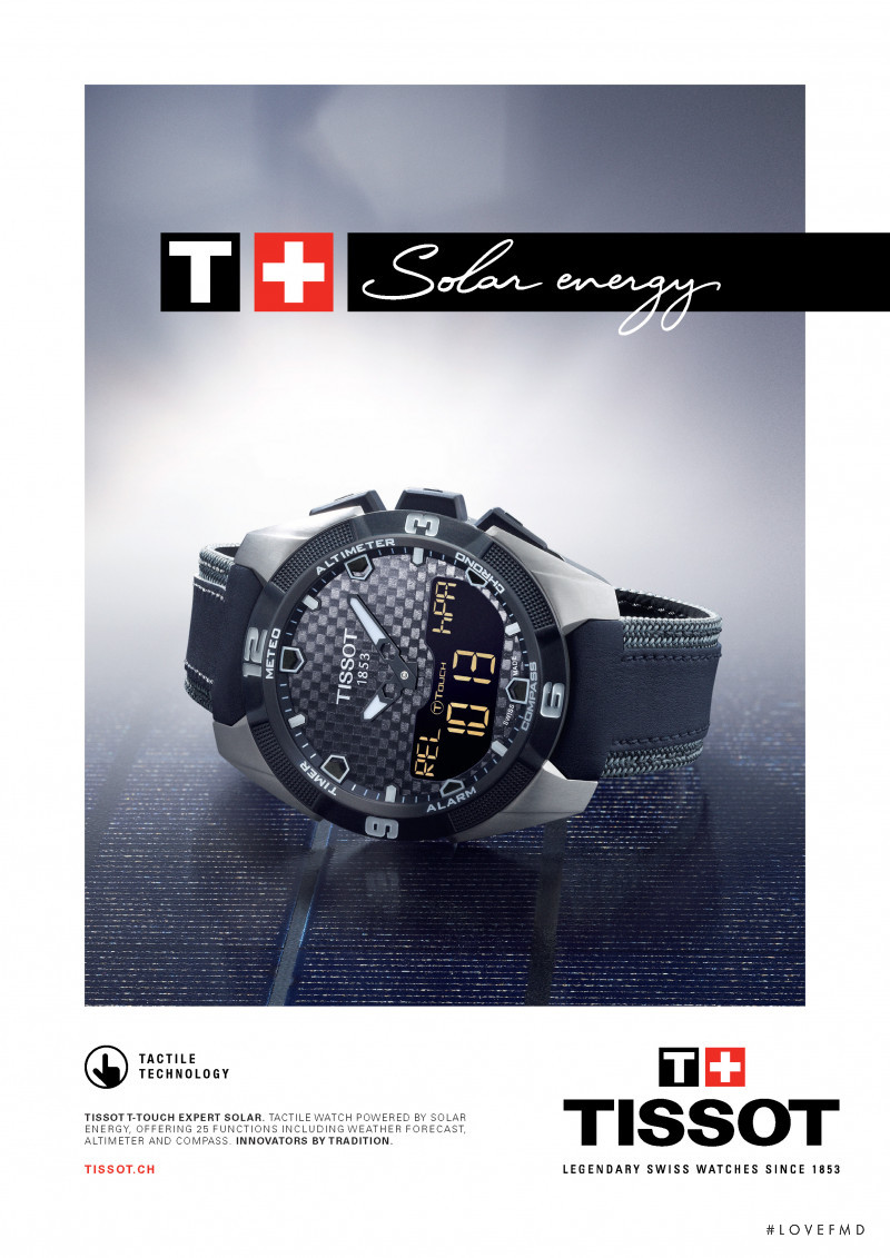 Tissot advertisement for Spring/Summer 2014