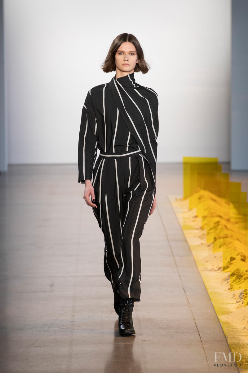 Daniela Kocianova featured in  the Noon By Noor fashion show for Autumn/Winter 2019