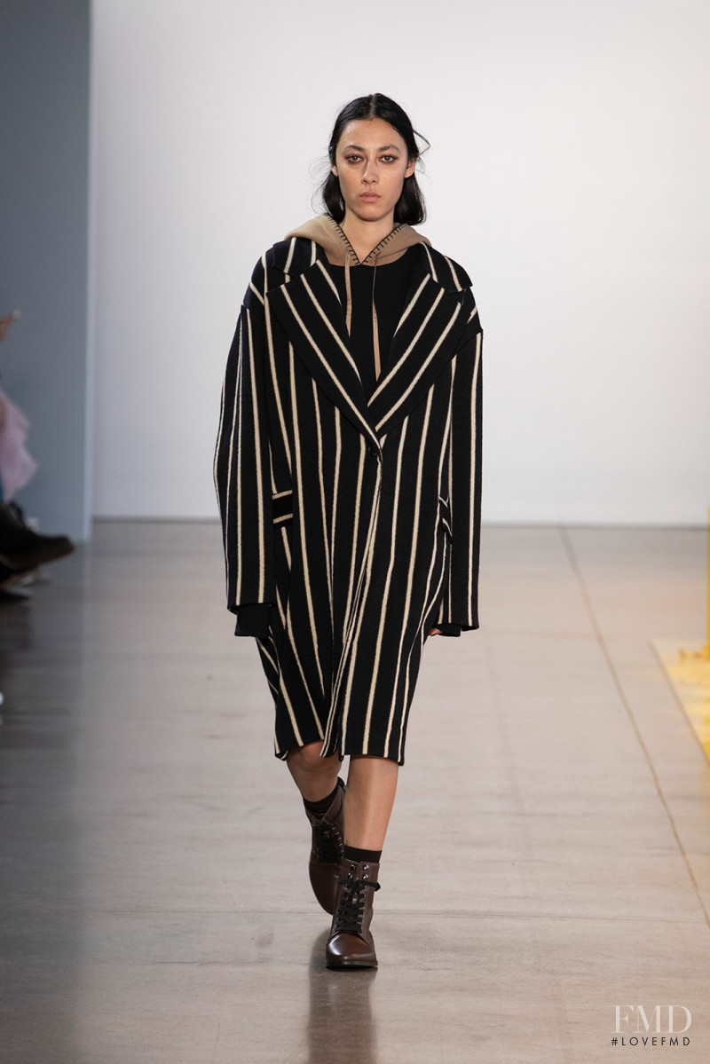 Gaia Orgeas featured in  the Noon By Noor fashion show for Autumn/Winter 2019