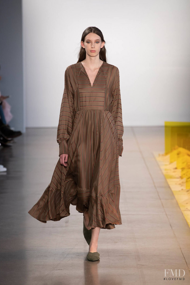 Kerrigan Clark featured in  the Noon By Noor fashion show for Autumn/Winter 2019
