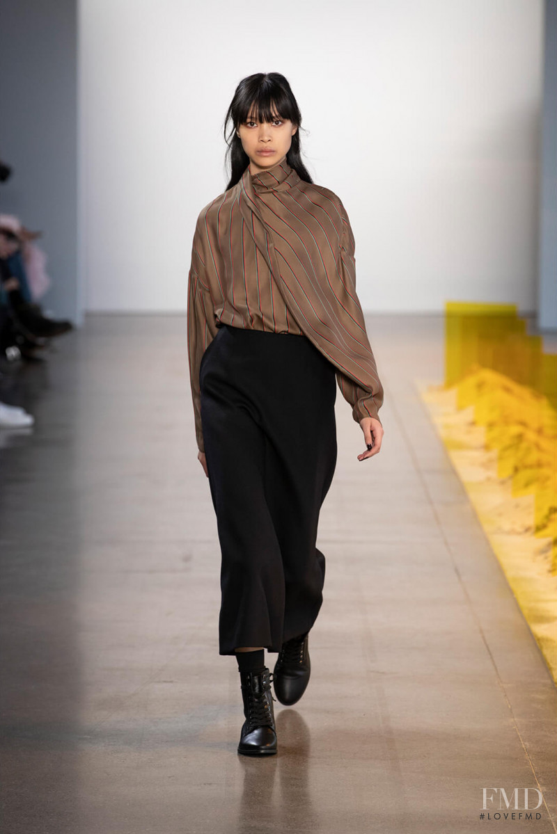 Diane Chiu featured in  the Noon By Noor fashion show for Autumn/Winter 2019