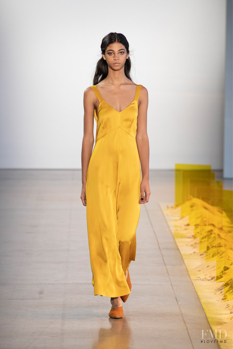 Rocio Marconi featured in  the Noon By Noor fashion show for Autumn/Winter 2019