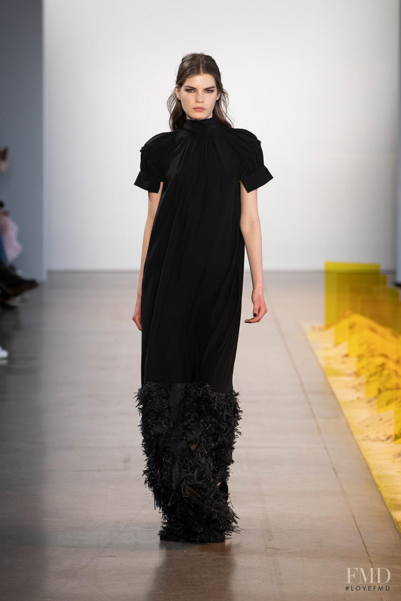 Sophie Rask featured in  the Noon By Noor fashion show for Autumn/Winter 2019