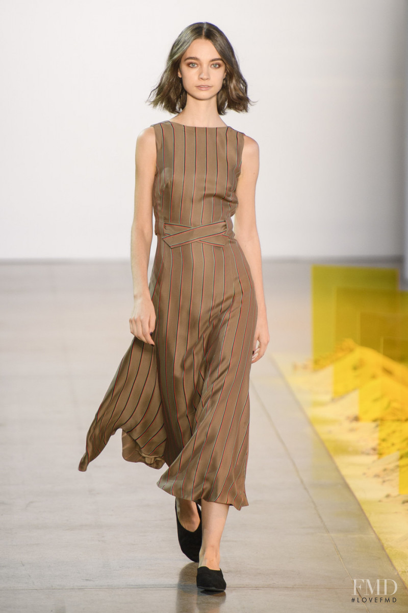 Luiza Scandelari featured in  the Noon By Noor fashion show for Autumn/Winter 2019