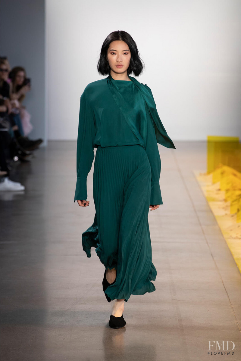 Nuri Son featured in  the Noon By Noor fashion show for Autumn/Winter 2019