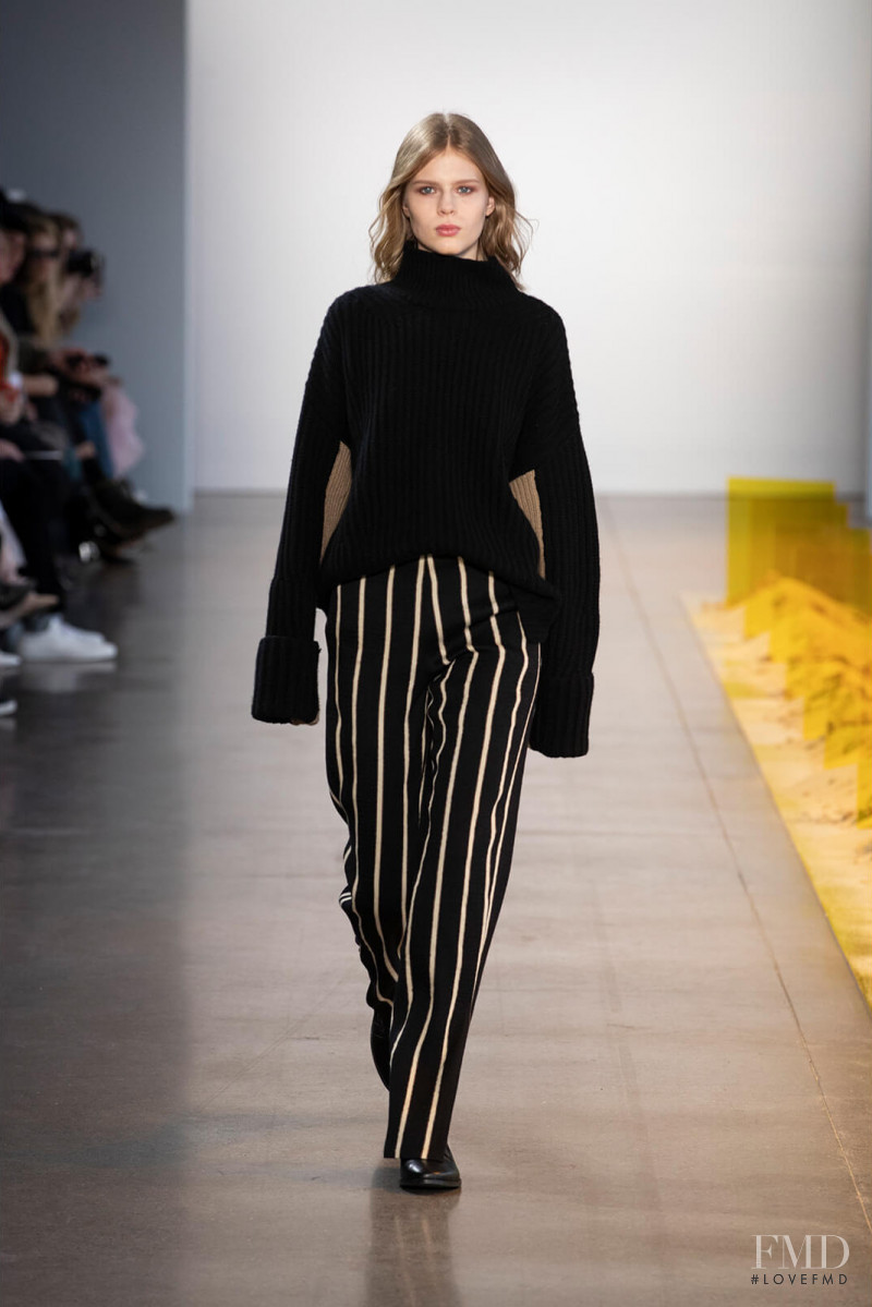 Estelle Nehring featured in  the Noon By Noor fashion show for Autumn/Winter 2019