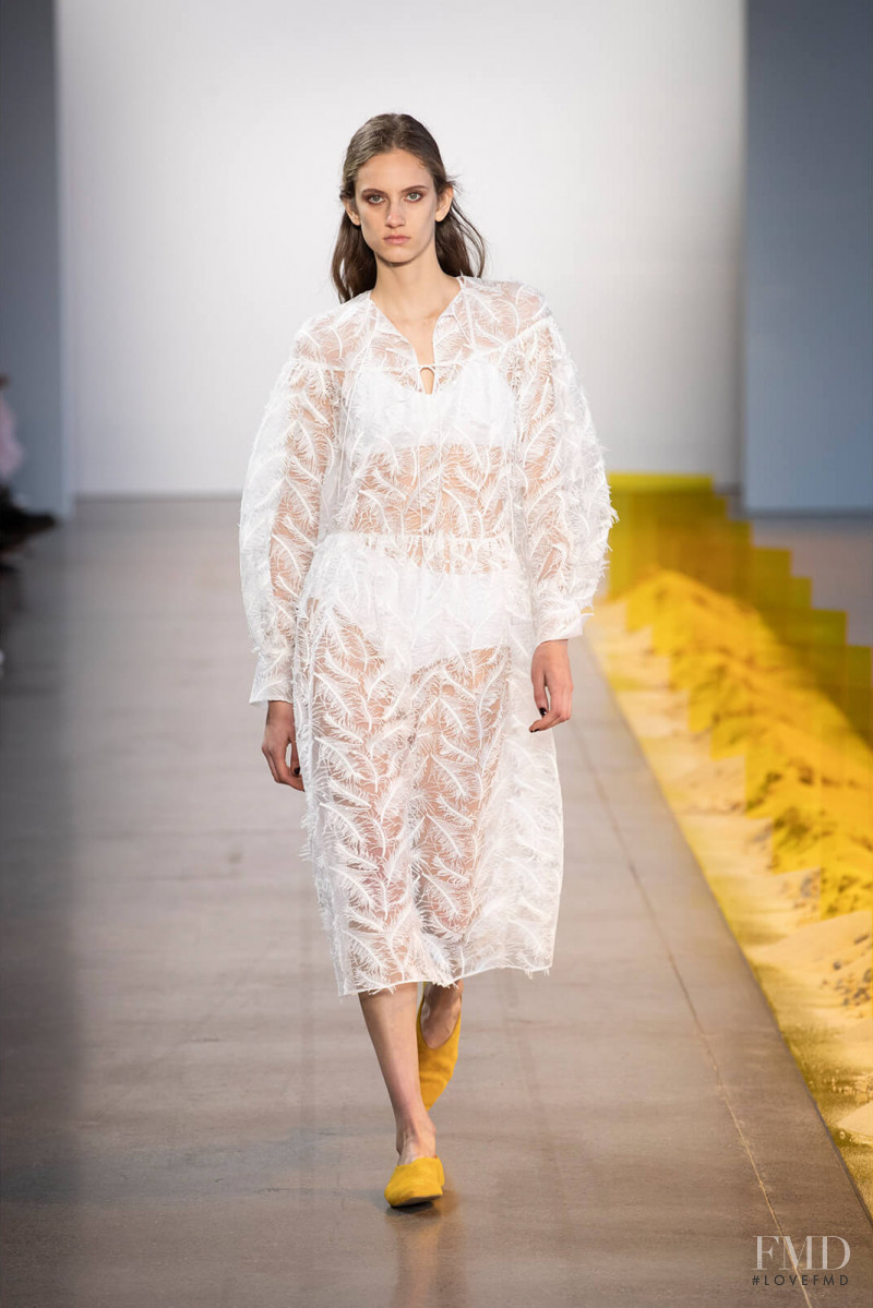 Sarah Berger featured in  the Noon By Noor fashion show for Autumn/Winter 2019